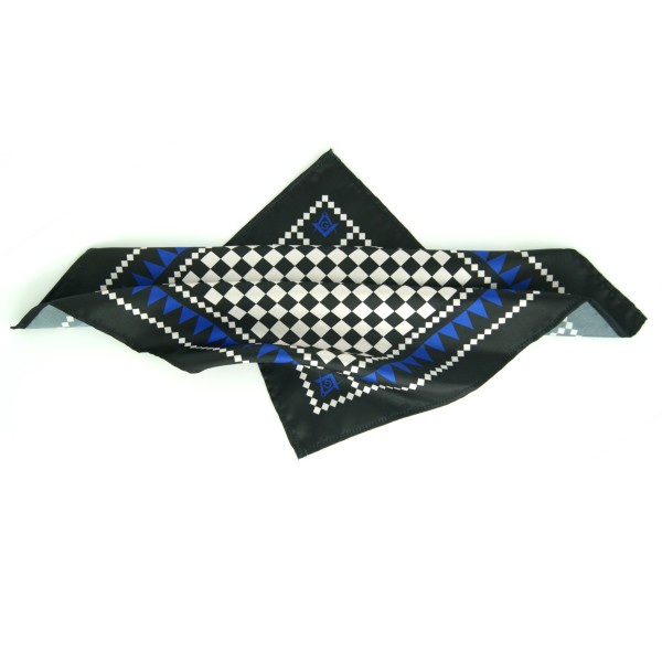 Freemasons Masonic Handkerchief with SC&G (Royal Blue)