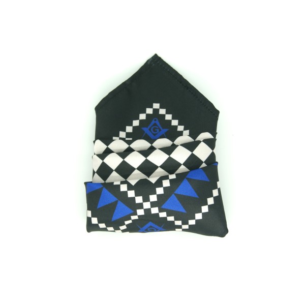 Freemasons Masonic Handkerchief with SC&G (Royal Blue)