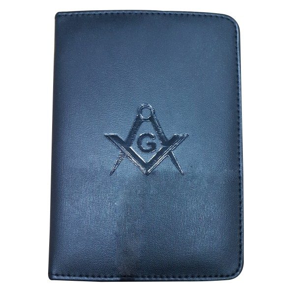 Masonic California Cipher Ritual Book Cover in Faux Leather with SC&G BCW007