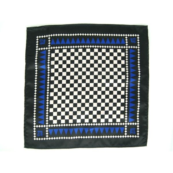 Freemasons Masonic Handkerchief with SC&G (Royal Blue)